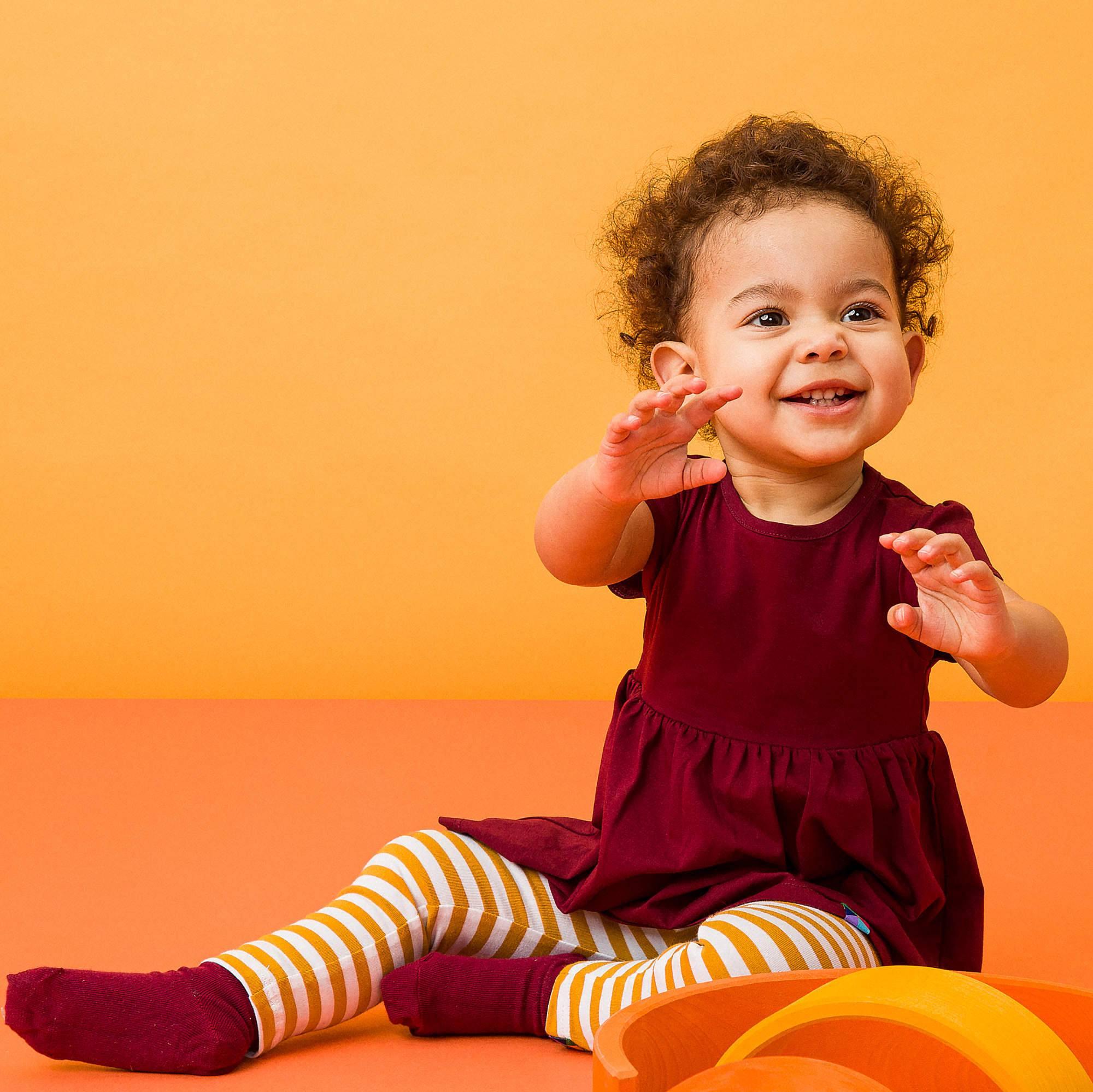 Mustard stripes leggings Baby