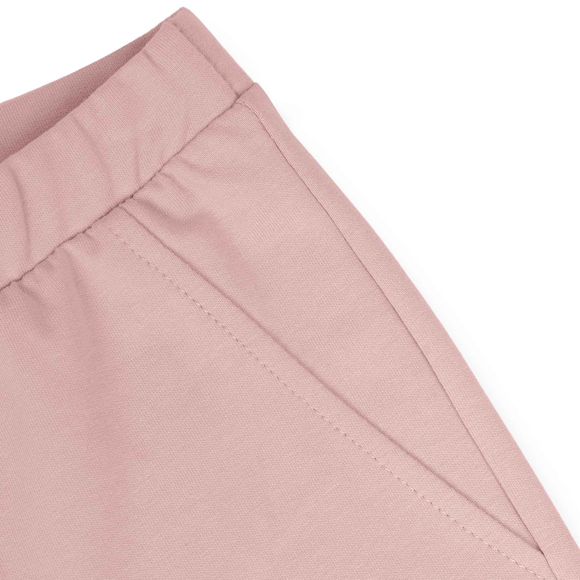 Pastel pink flared pants