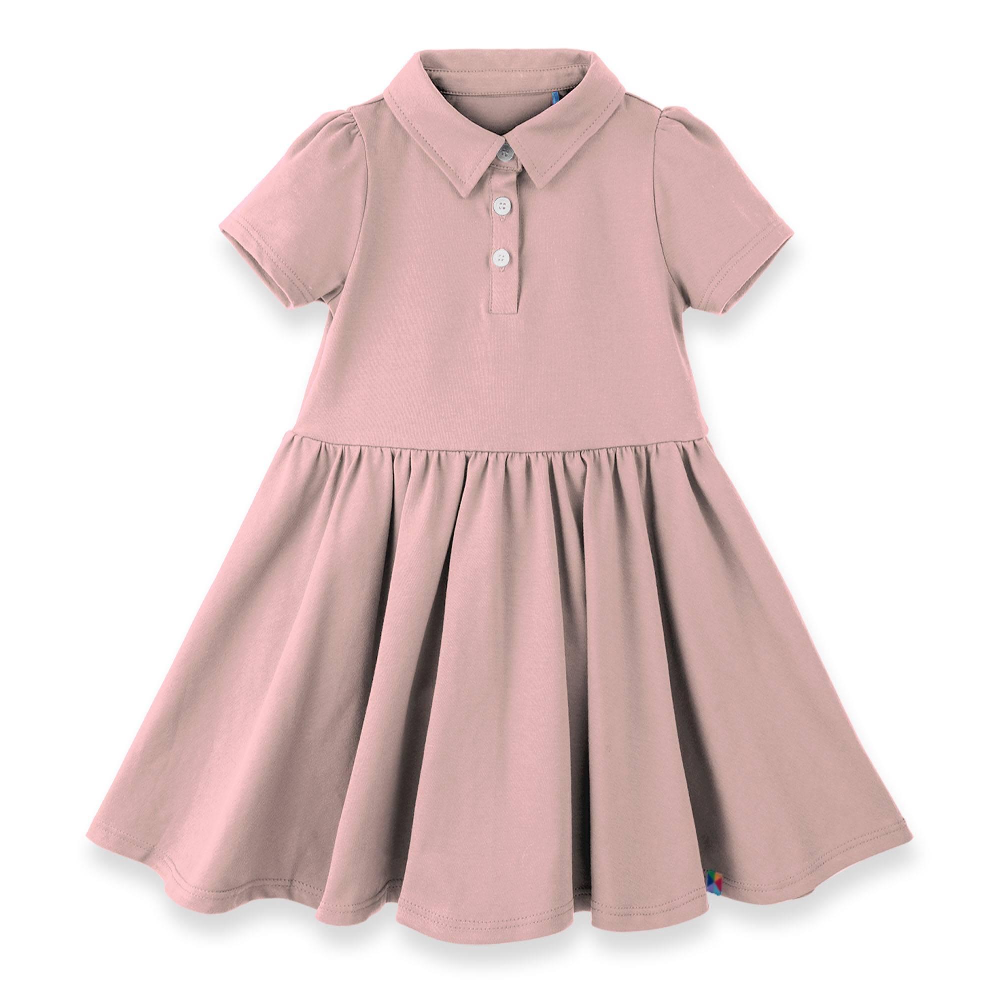 Pastel pink polo dress