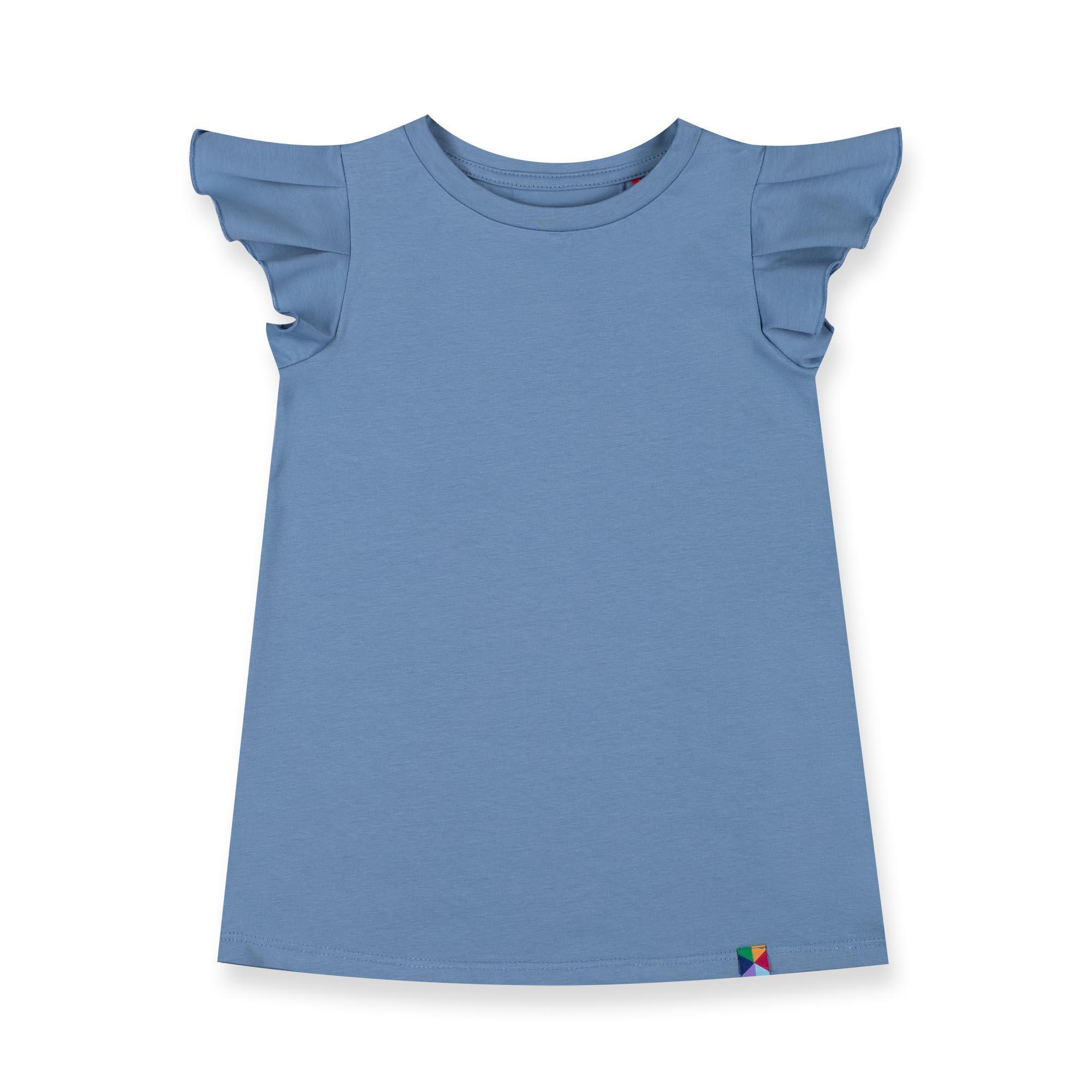 Sky blue short butterfly sleeve tunic Baby