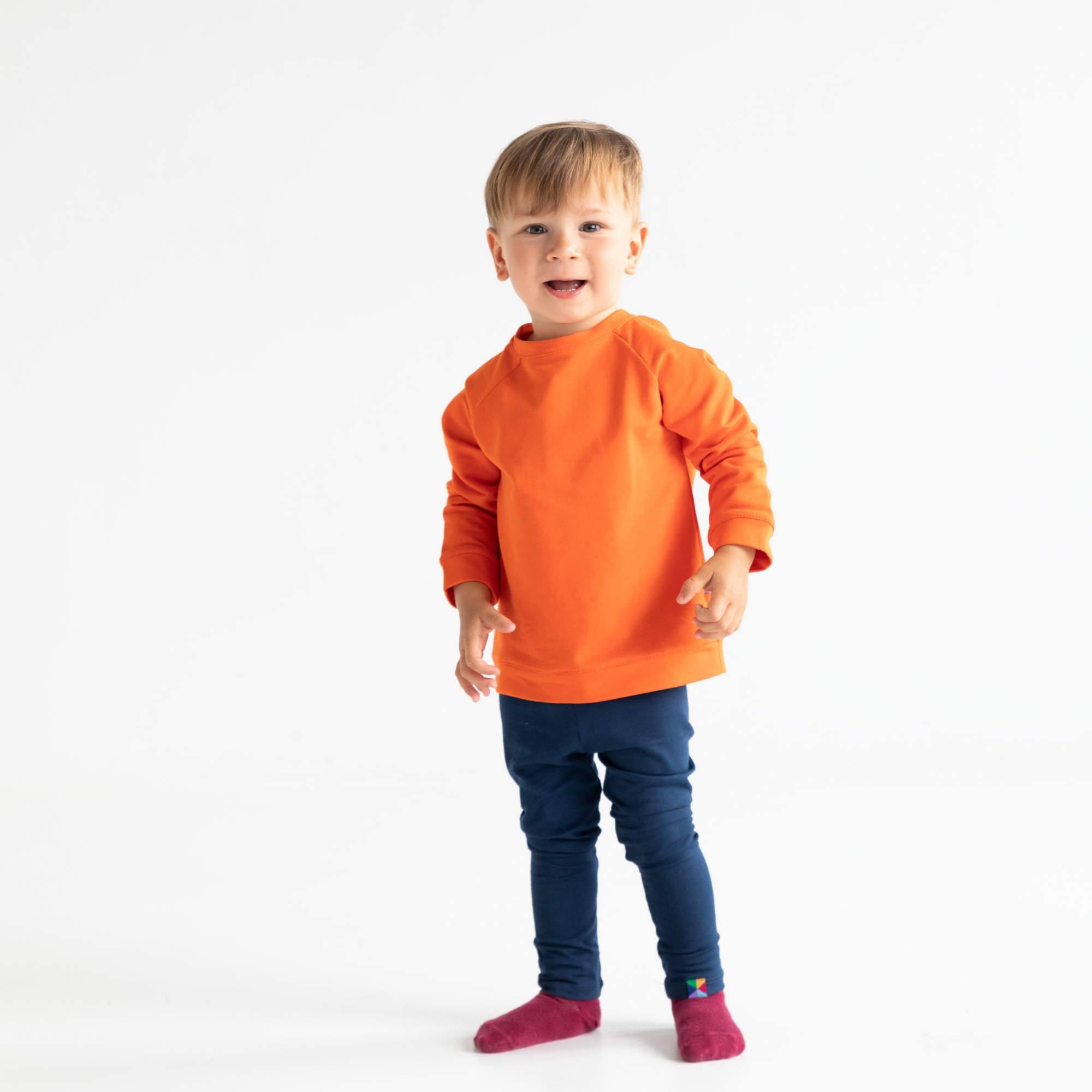 Orange pullover sweatshirt Baby