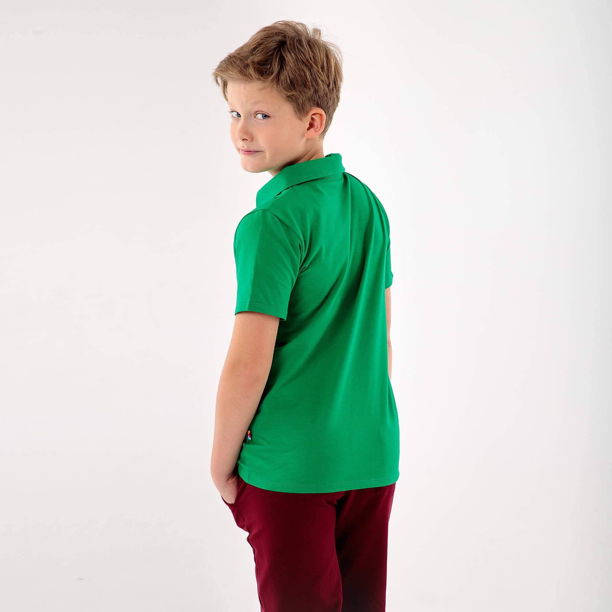 Green polo shirt Junior