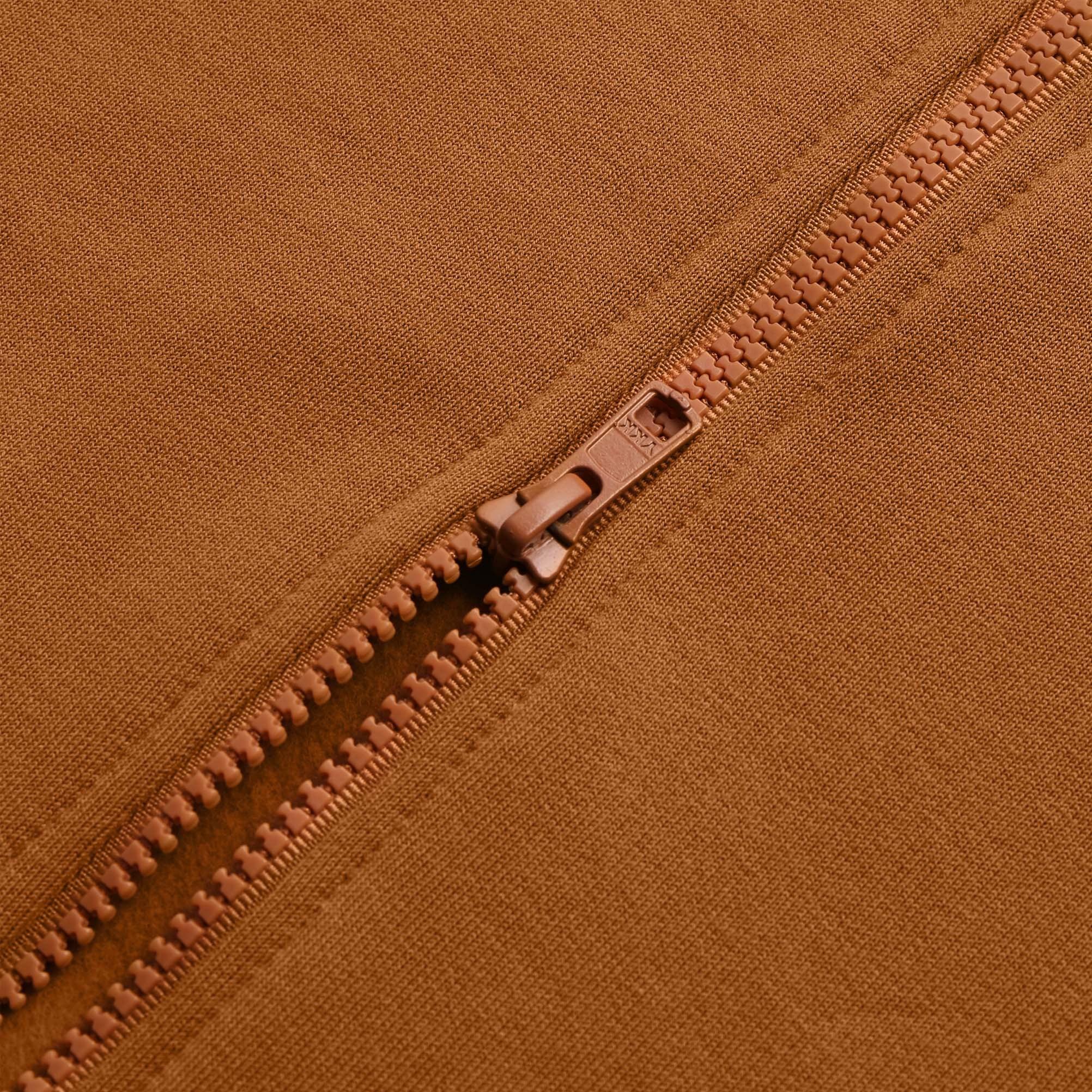 Caramel zip-up vest