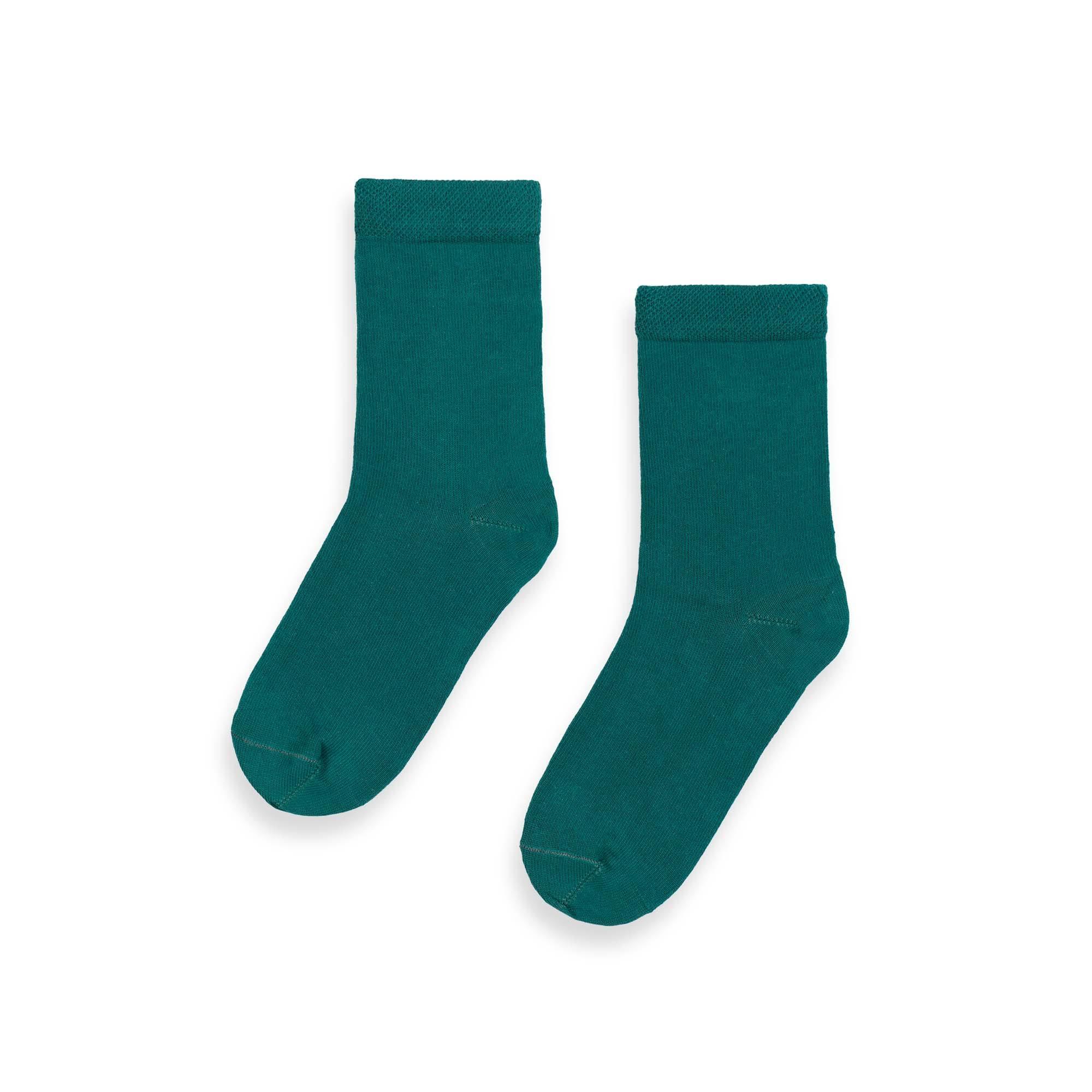 Bottle-green socks