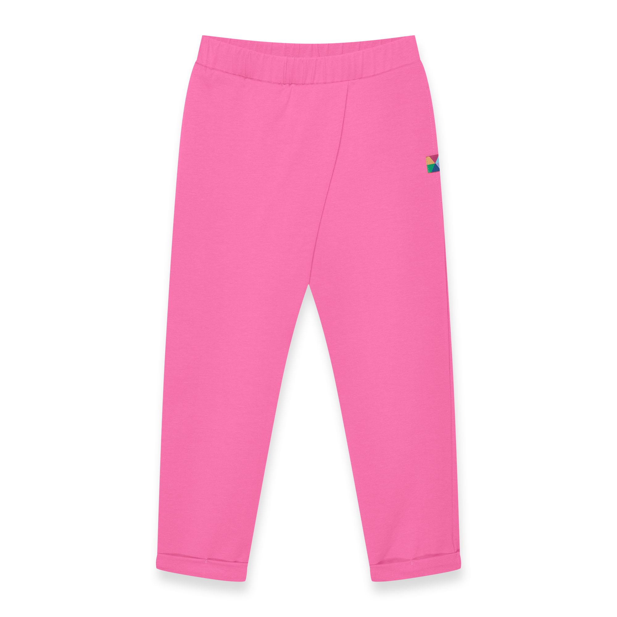 Pastel pink pants with a pleat