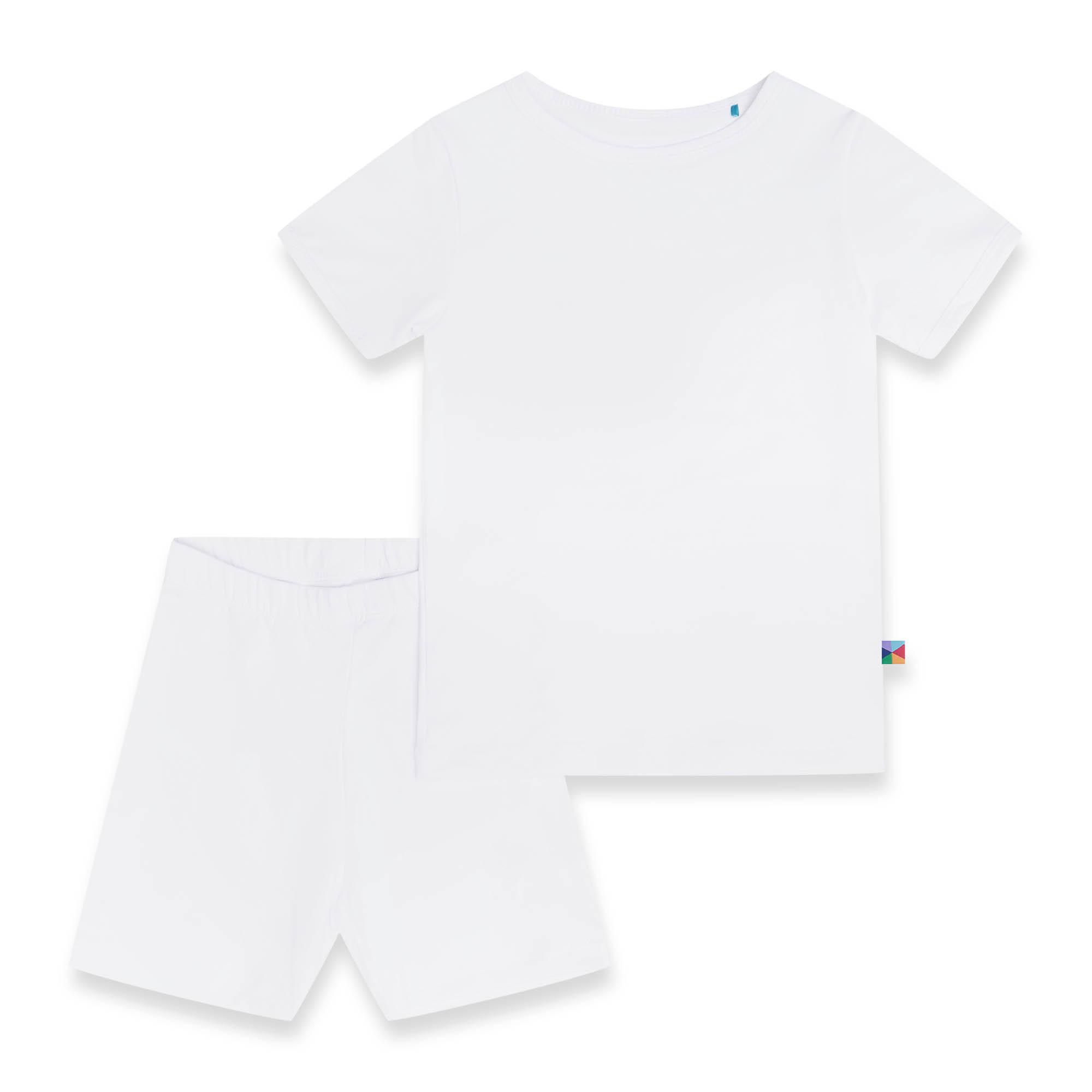 White short sleeve pyjamas