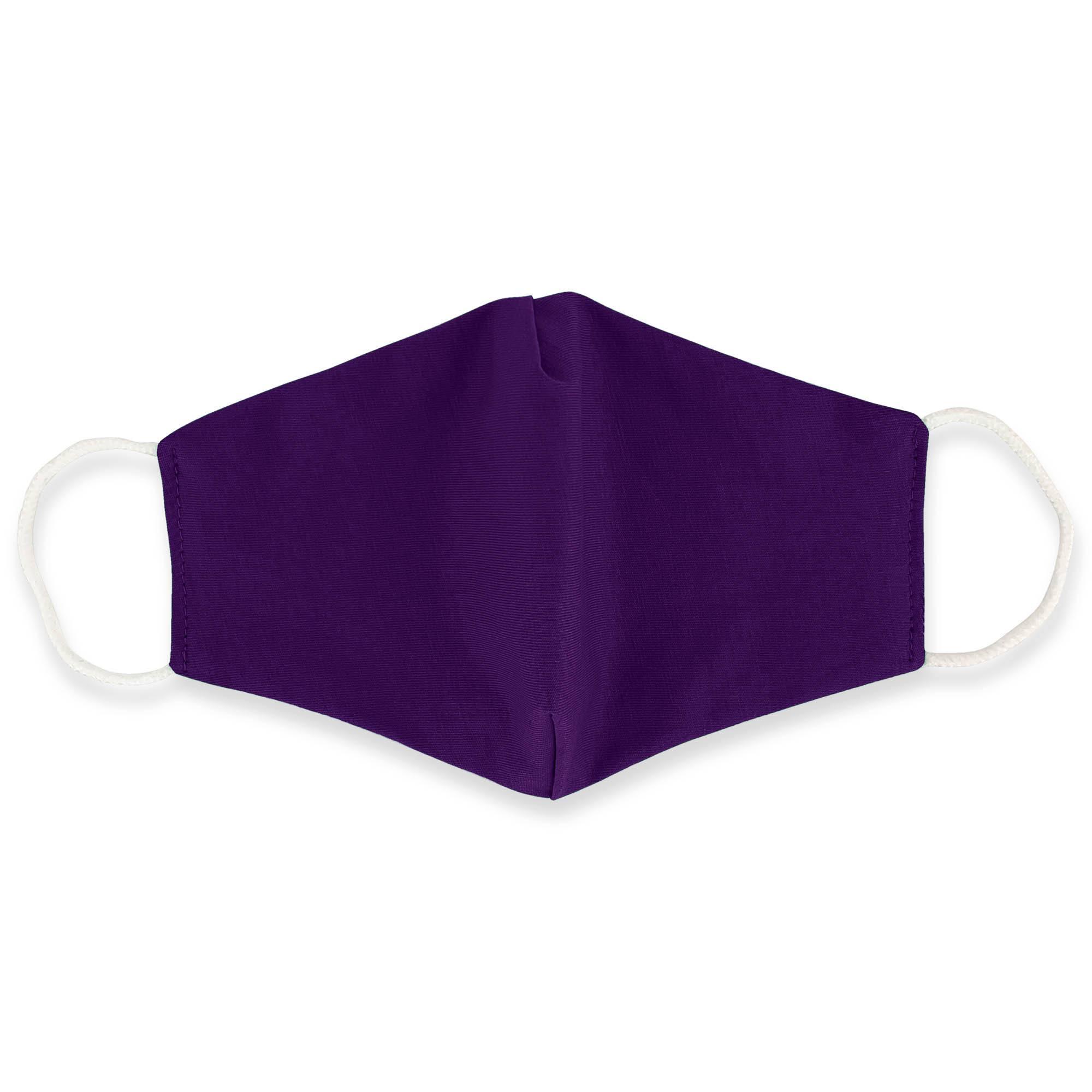 Violet cotton face mask