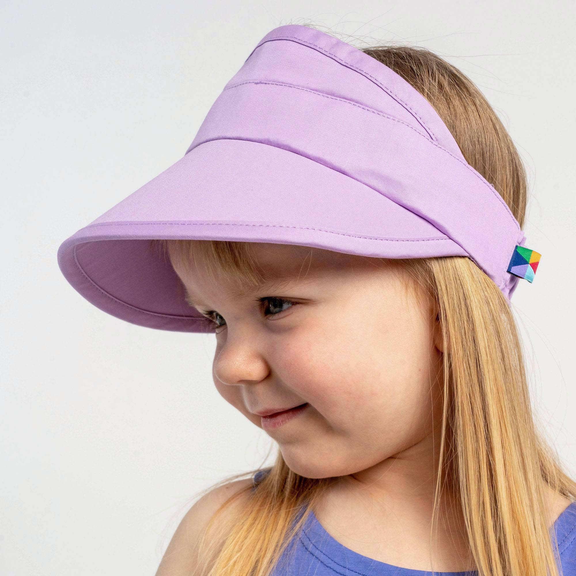 Light purple visor cap