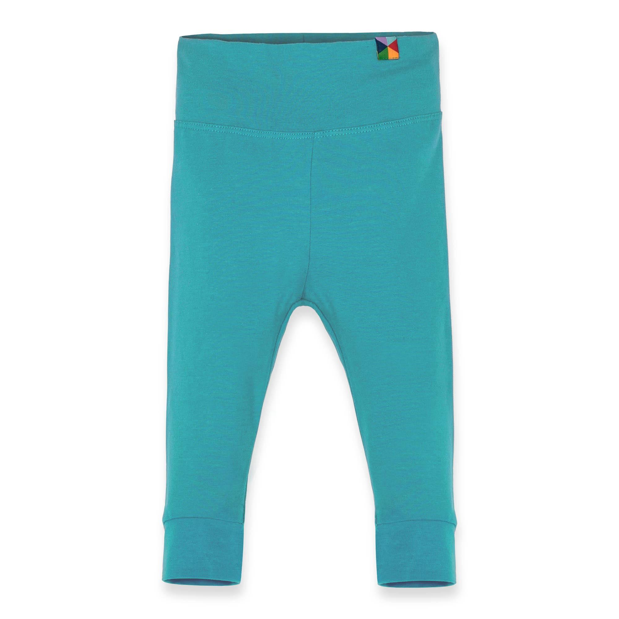 Turquoise jersey pants