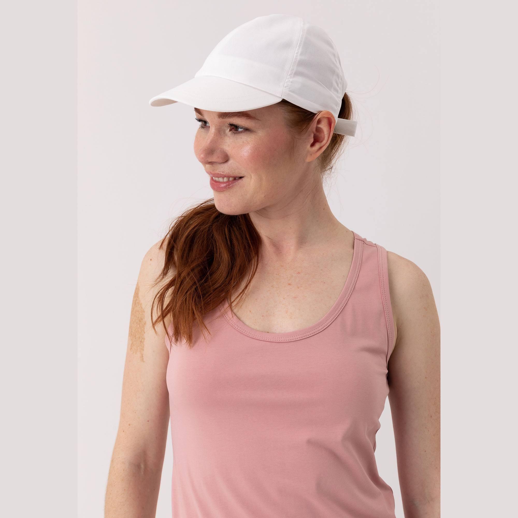 White baseball cap adults