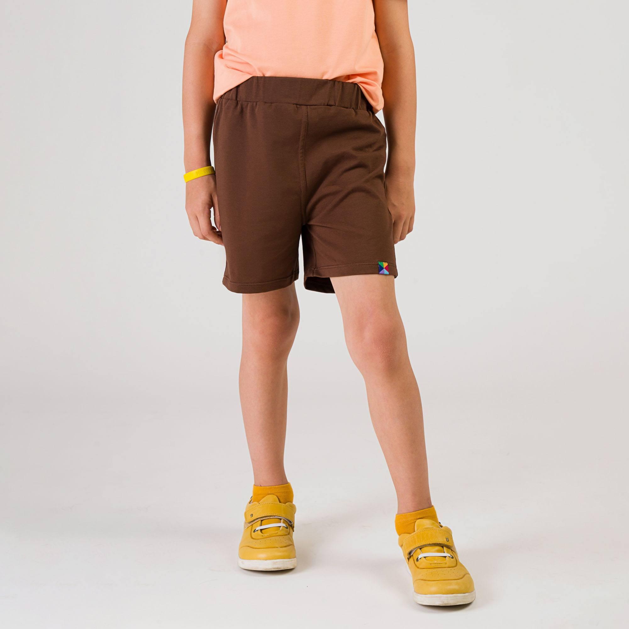 Brown sweat shorts