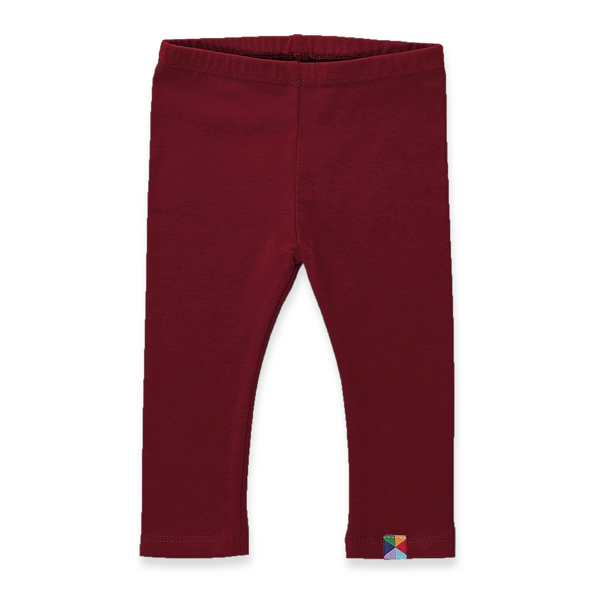 Burgundy leggings Baby