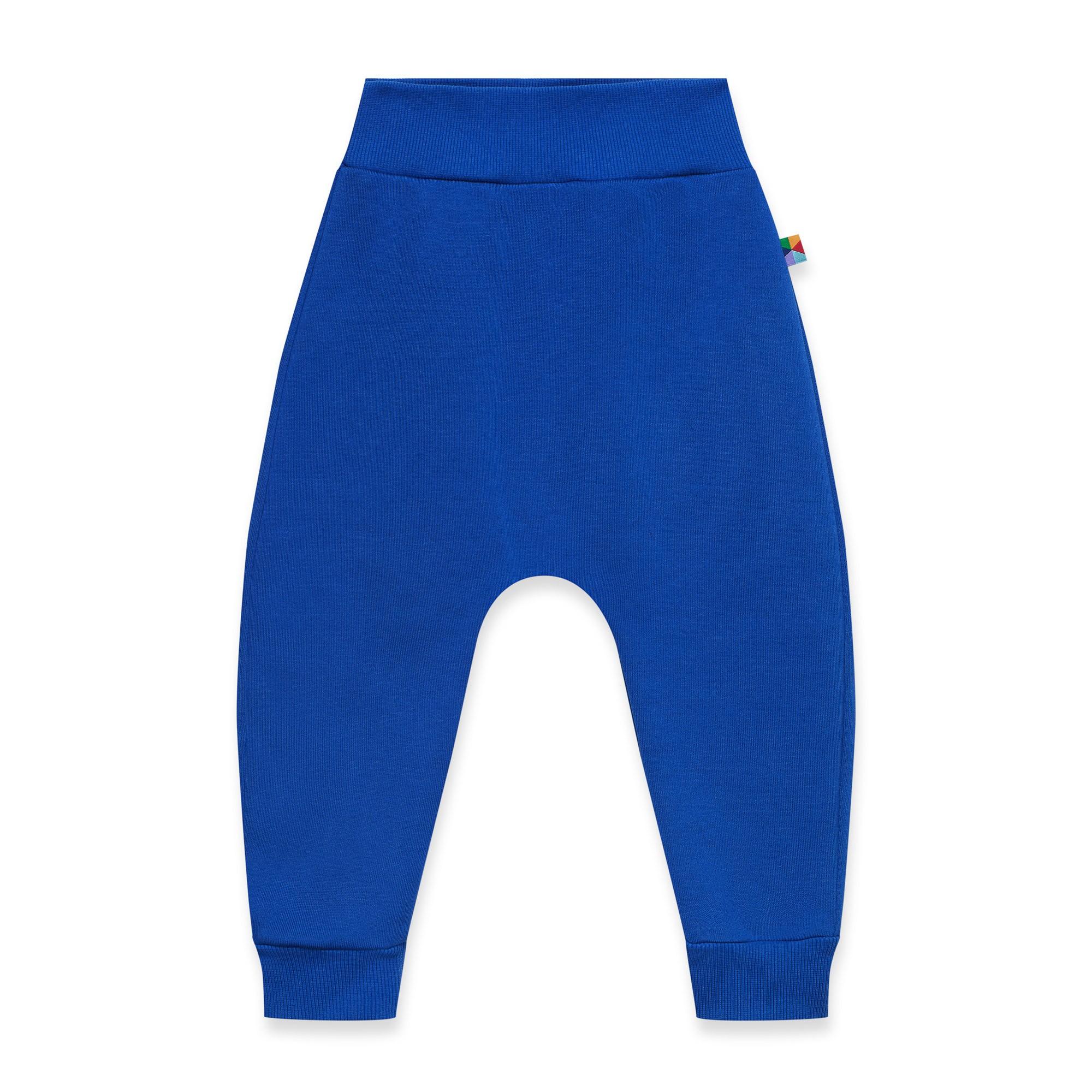 Blue fleece-lined joggers Baby