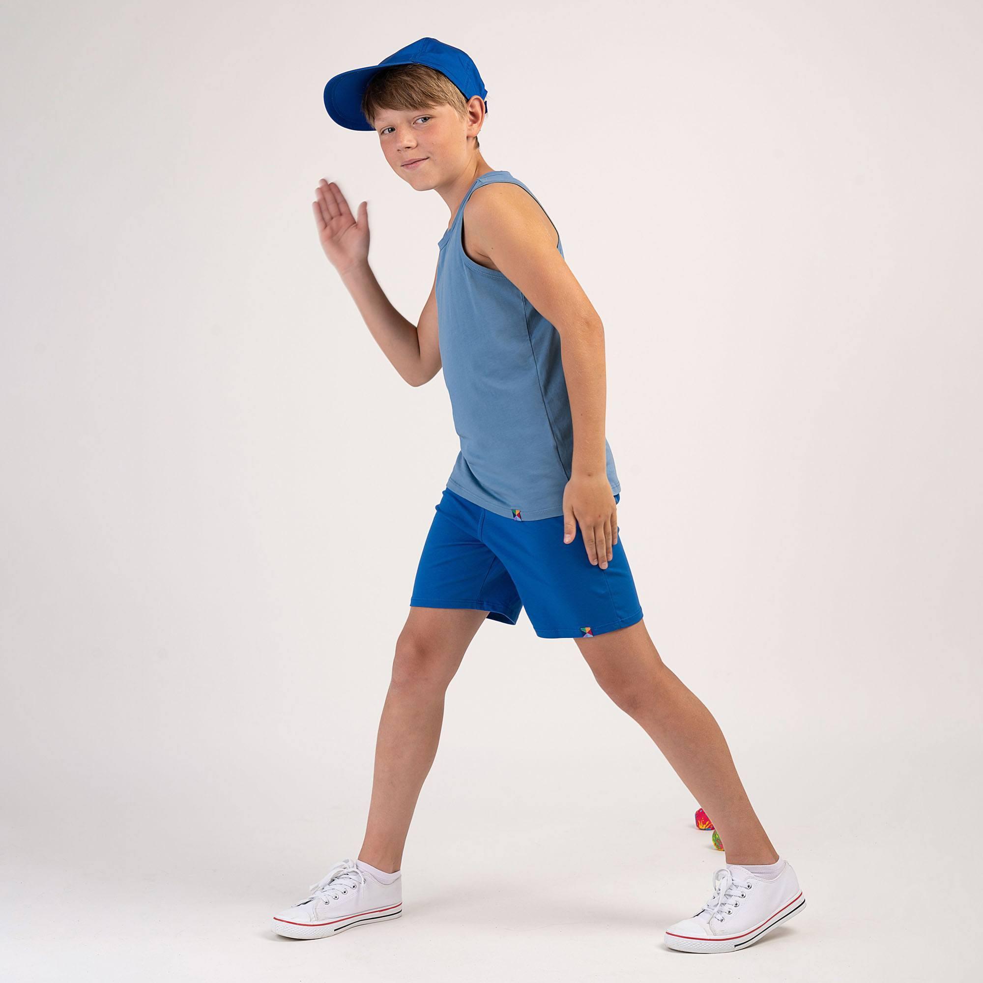 Blue sweat shorts Junior