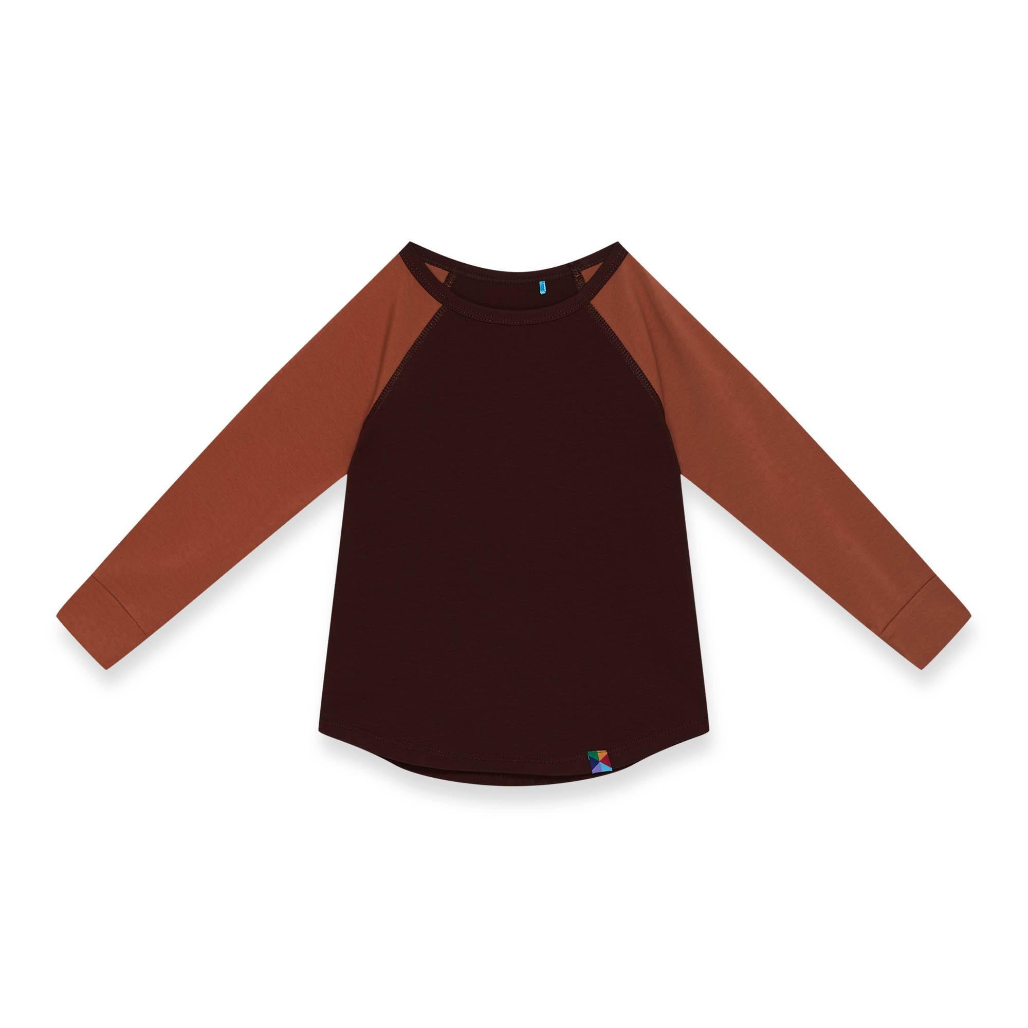 Brown - caramel baseball longsleeve shirt