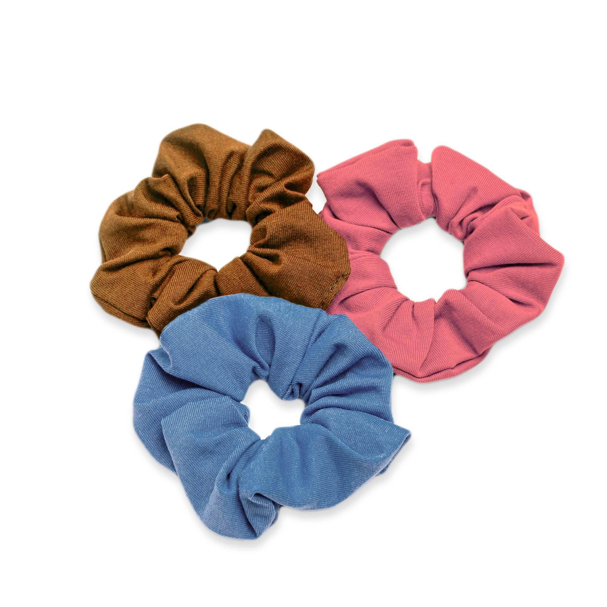 Coral scrunchie set