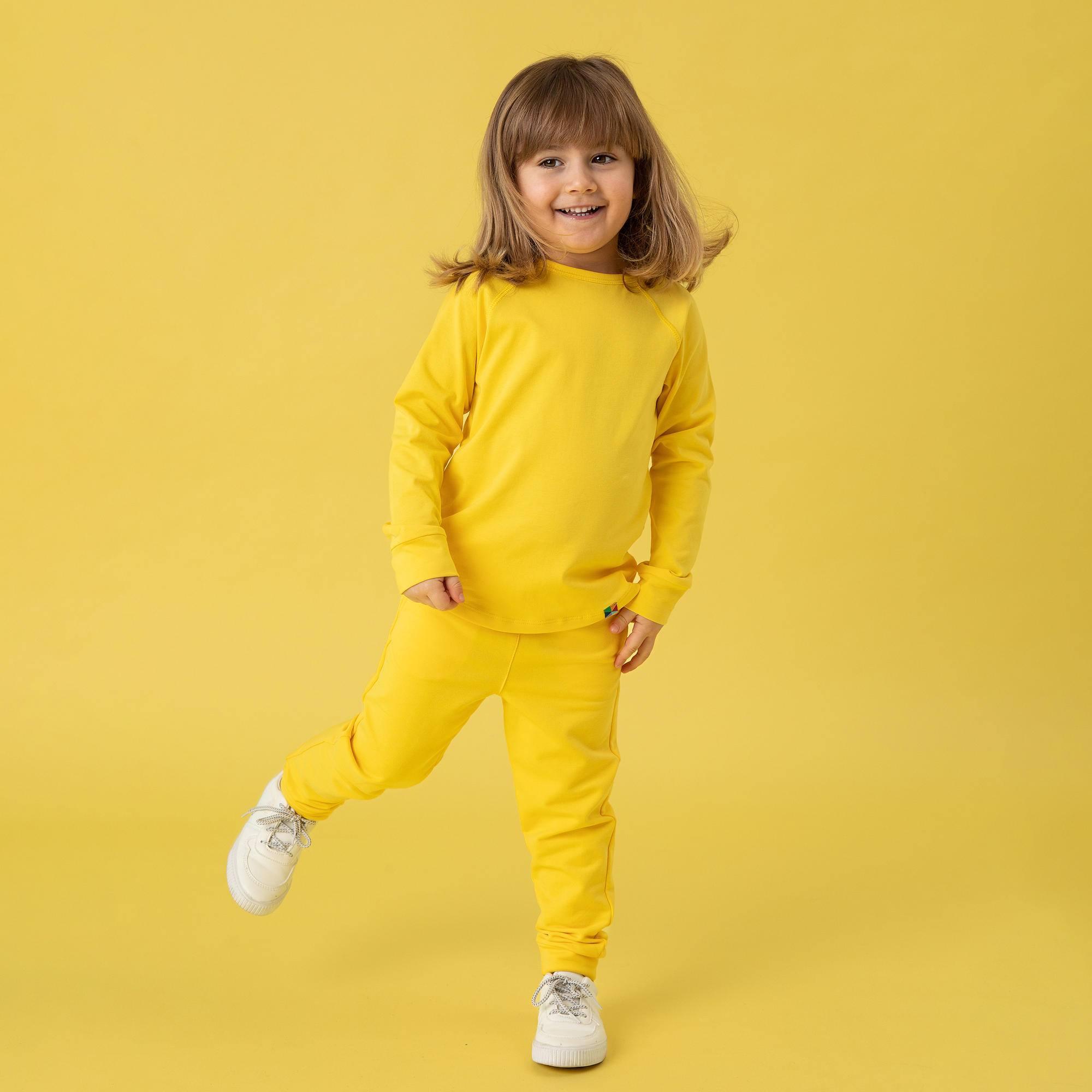 Yellow long sleeve shirt