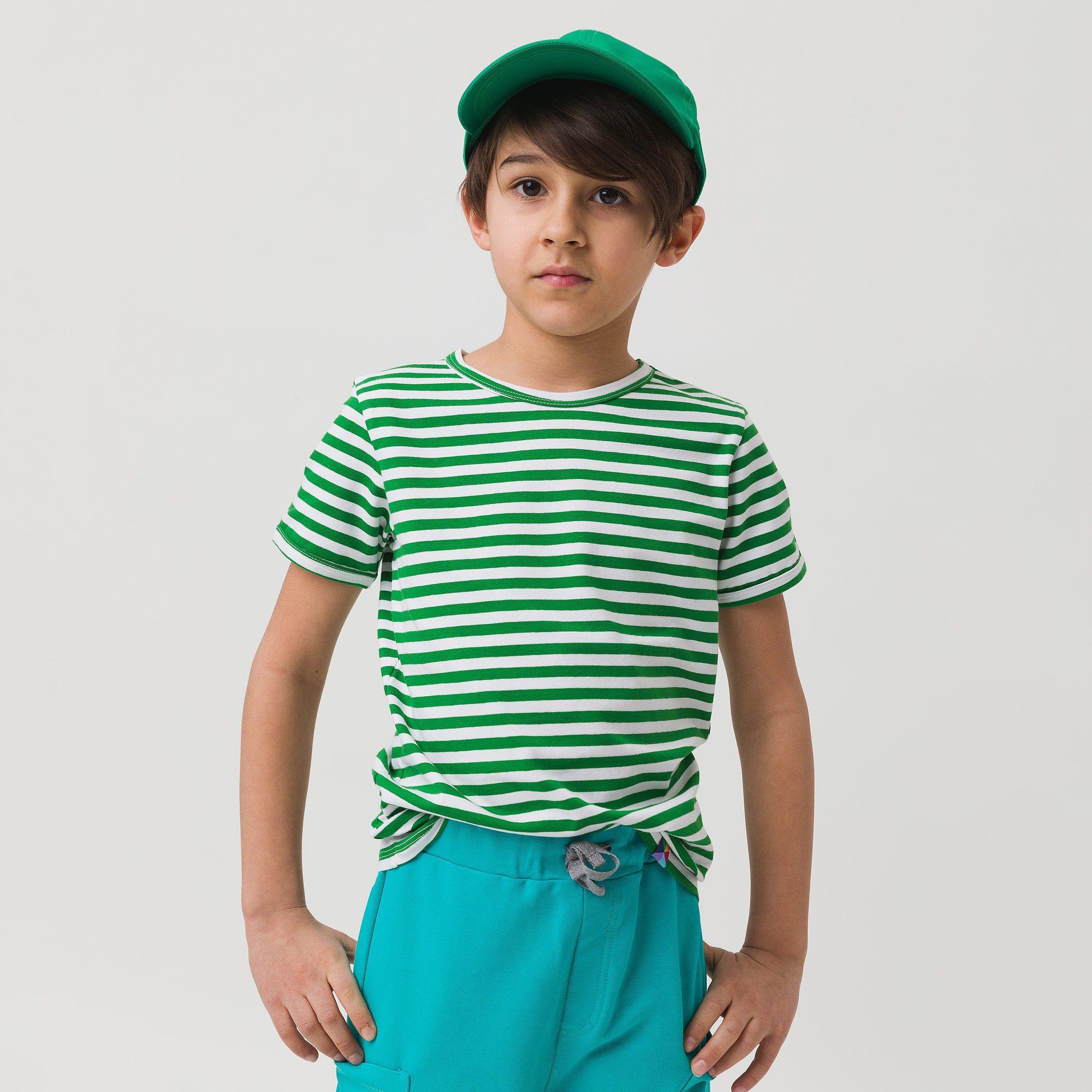 Green stripes T-shirt