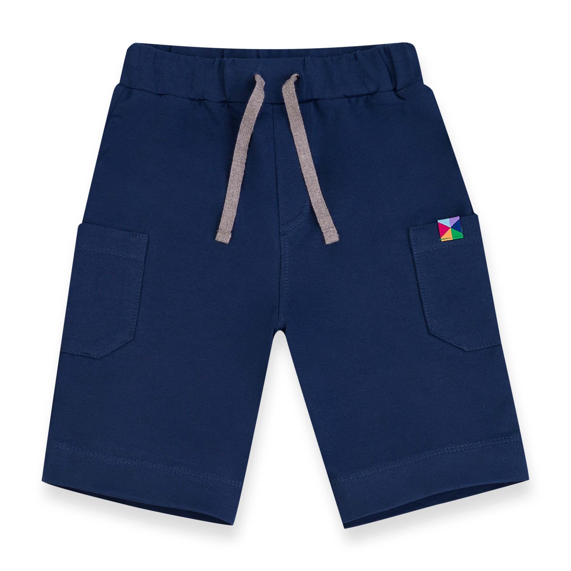 Navy blue cargo shorts