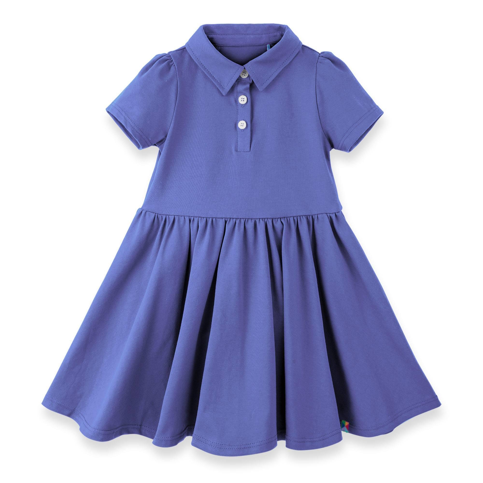 Very peri polo dress