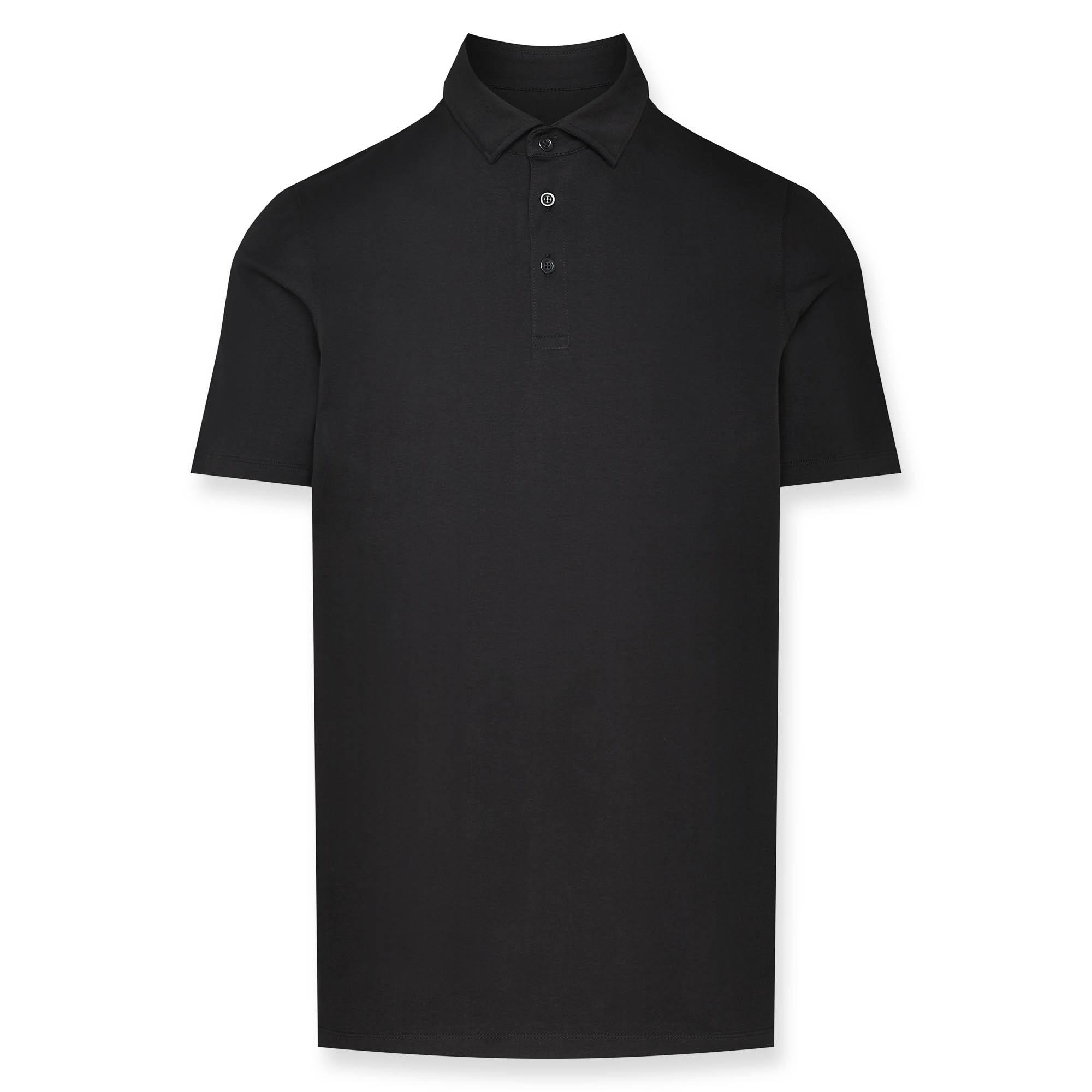 Black polo shirt Men