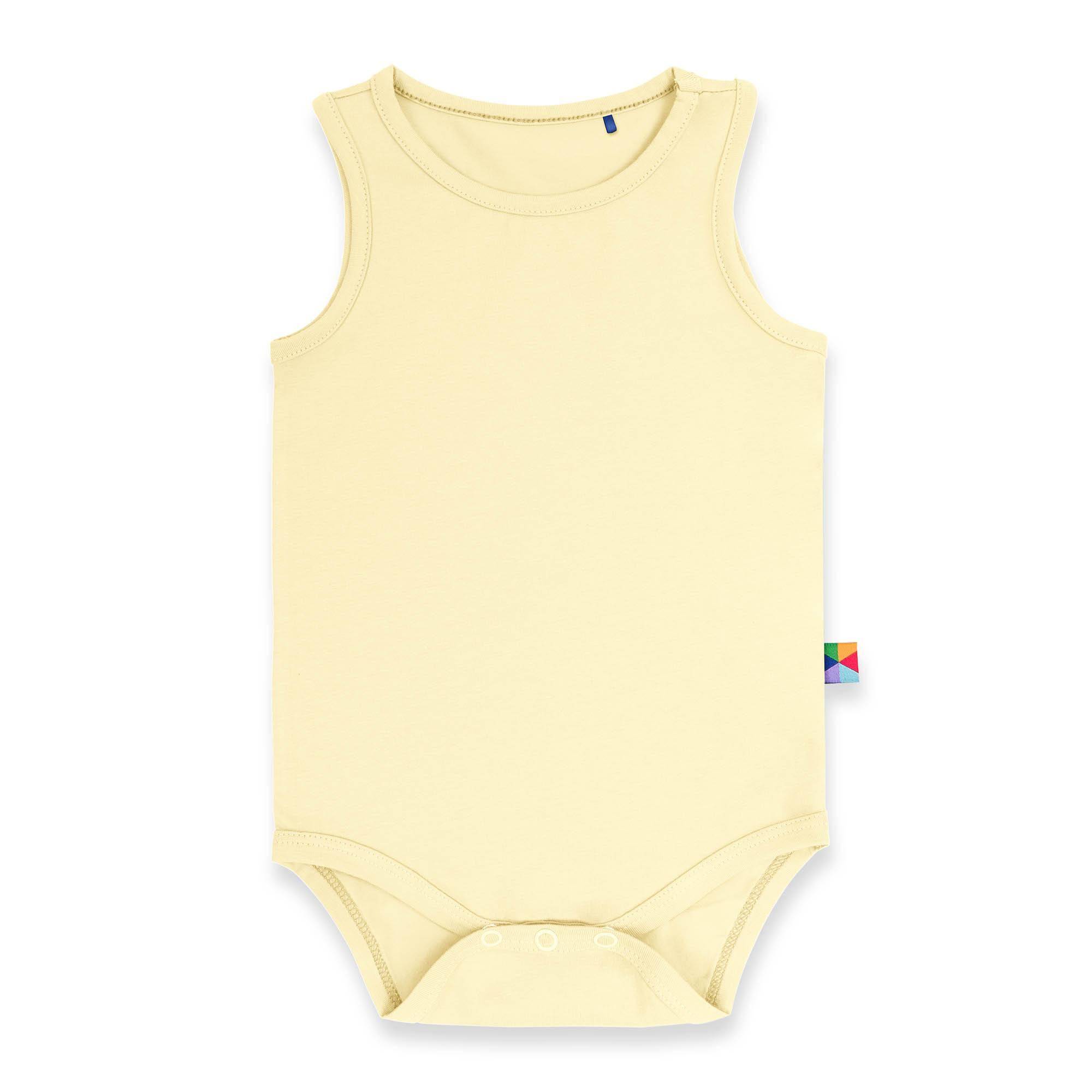 Light yellow sleveless bodysuit