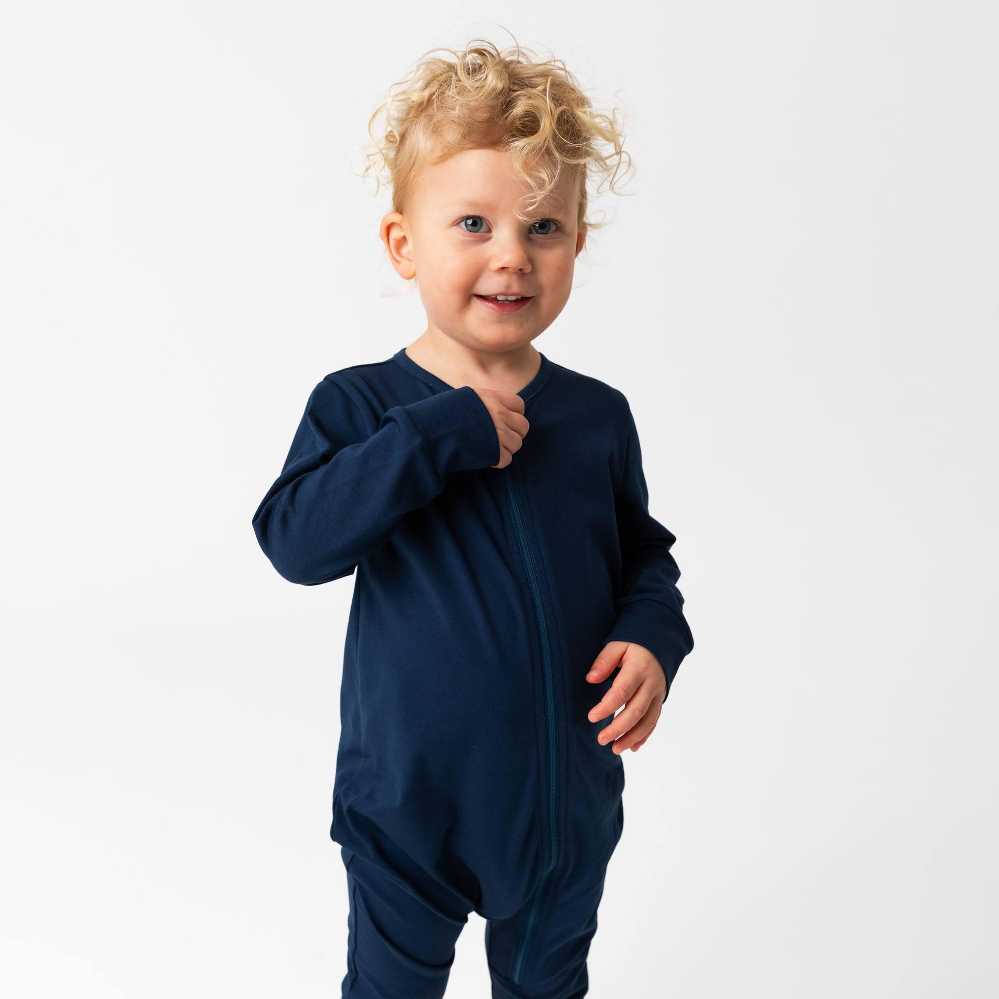 Navy blue romper suit